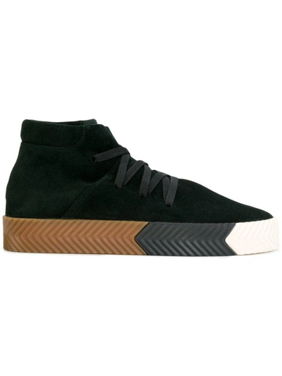 Adidas Originals By Alexander Wang Skate Mid-top Sneakers Black