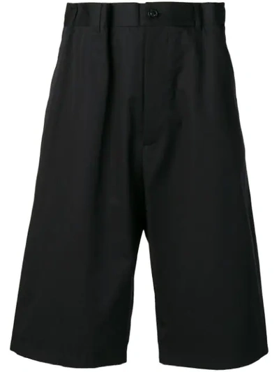 Maison Margiela Long Bermuda Shorts In Black