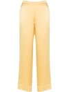 Asceno Pull-on Straight-leg Trousers - Gelb In Yellow