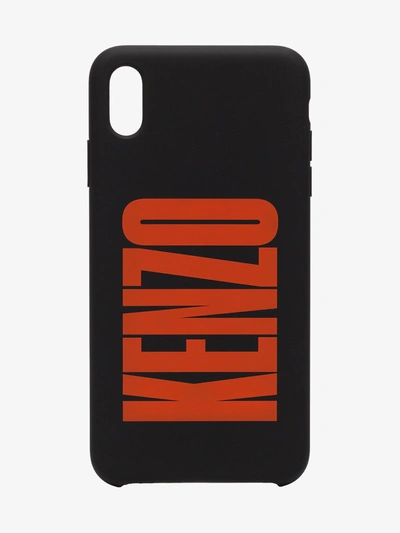 Kenzo Logo Printed Iphone X/xs Case In Black