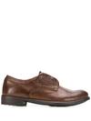 Officine Creative Laceless Oxford Shoes In Cigar