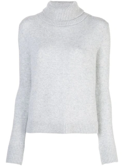 Brock Collection Rollneck Cashmere Sweater In Grey