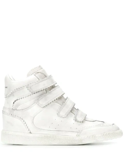 Isabel Marant Bilsy High Top Sneakers In 20wh White