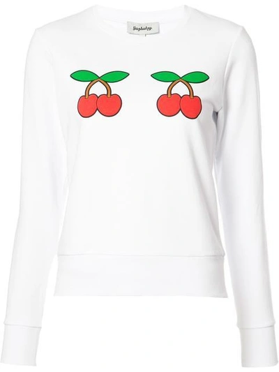 Yazbukey Cherry Print Sweatshirt