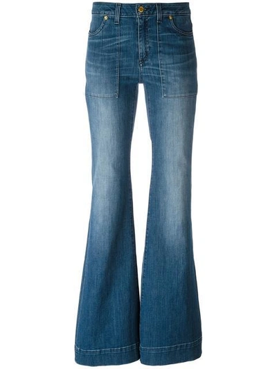 Michael Michael Kors Flared Jeans In Blue