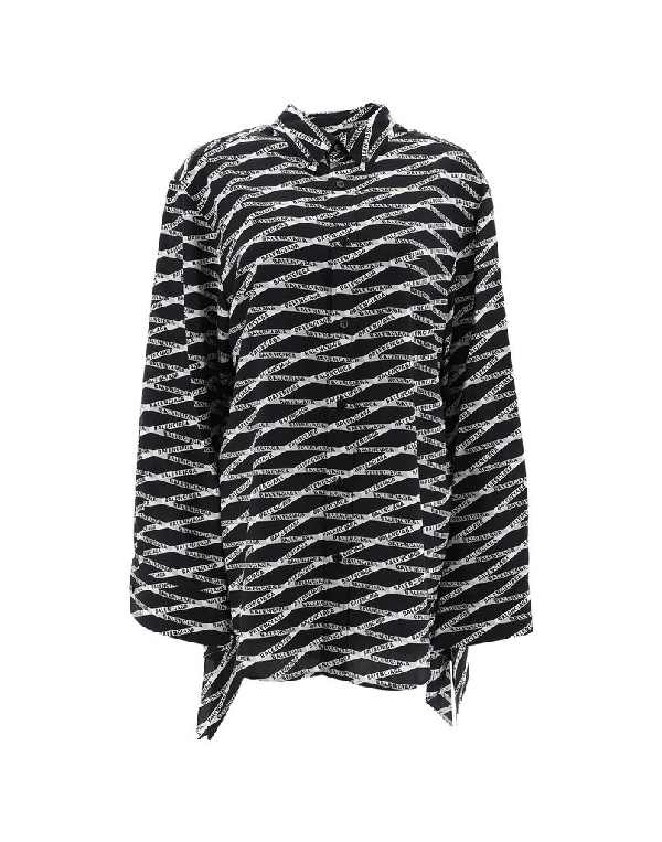 balenciaga monogram shirt
