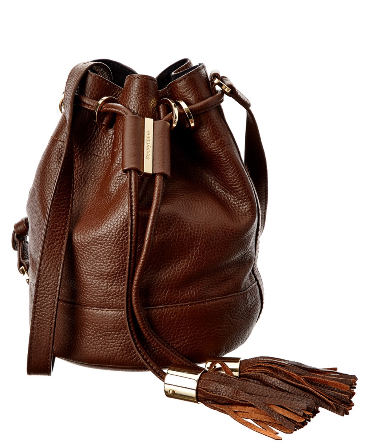See By Chloe See By Chloe Vicki Small Leather Bucket Bag In Chocolate Modesens