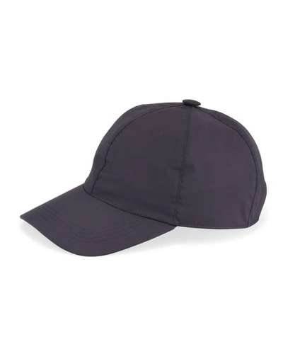 Brunello Cucinelli Men's Nylon Baseball Cap In Blue