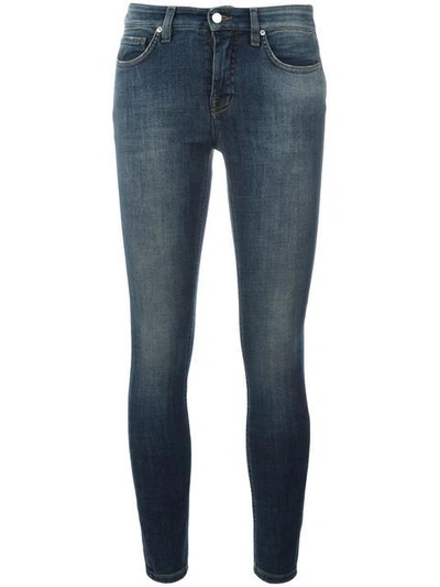 Victoria Victoria Beckham Super Skinny Jeans In Blue