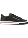 Dolce & Gabbana Portofino Low-top Leather Trainers In Black