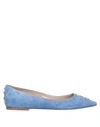 Tod's Ballet Flats In Blue