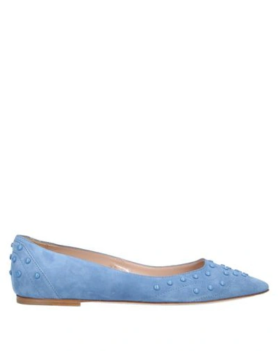 Tod's Ballet Flats In Blue