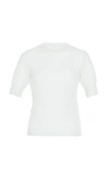 Cecilie Bahnsen Tippi Cotton-knit Top In White