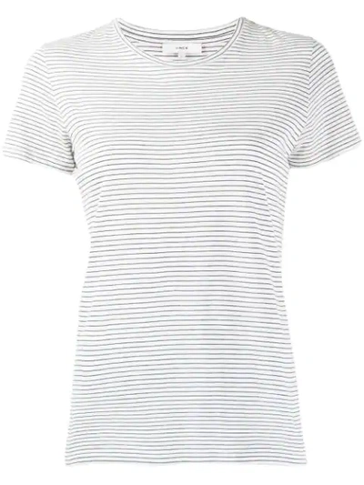 Vince Striped T-shirt - White