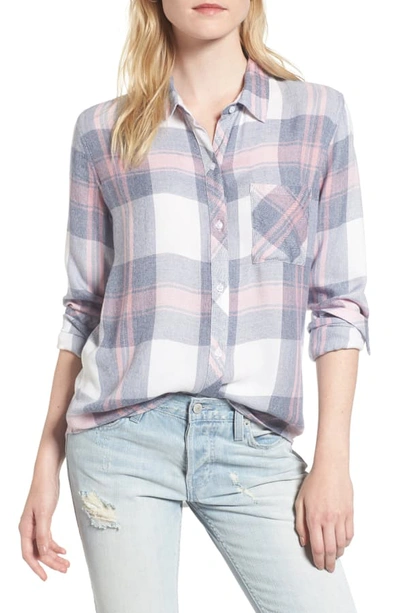 Rails Hunter Plaid Shirt In Mulberry Blue