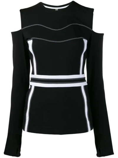 No Ka'oi Cut-out Sports Top In Black