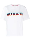 No Ka'oi Sequin Logo T-shirt In White