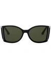 Persol Oversized-frame Sunglasses In Black