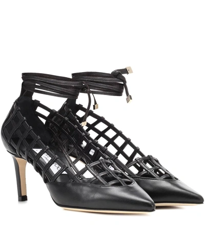 Jimmy Choo Soraya 65 Leather Pumps In Black