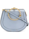 Chloé Nile Medium Bracelet Bag - Blue