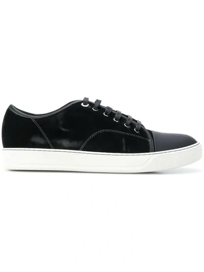 Lanvin Ddb1 Low Top Sneakers - Grey In Grey