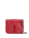 Saint Laurent Vicky Chain Bag In Red