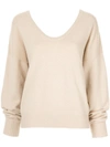 See By Chloé Loose-fit Wool Sweater In Neutrals