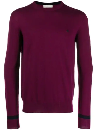 Etro Fine Knit Sweater In Purple