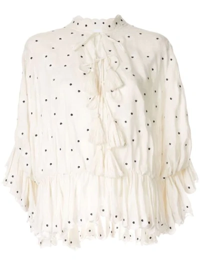 Acler Spencer Blouse In White