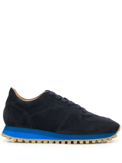 Closed Lace-up Low-top Sneakers In 581 Night Blue