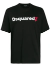 Dsquared2 Logo Printed T-shirt In Black