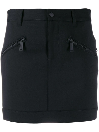 Dsquared2 Zipped Pocket Mini Skirt In Black