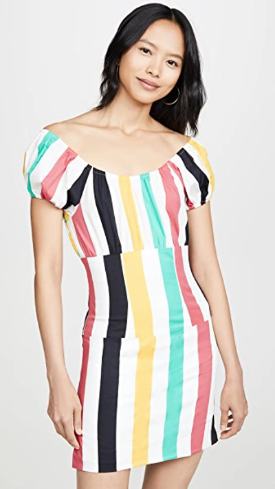 caroline constas calla mini dress Lilac Botanica Calla Dress