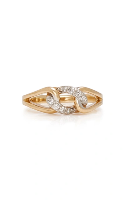 Ashley Zhang 14k Gold Diamond Ring