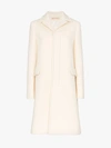 Marni Single-breasted Coat In White