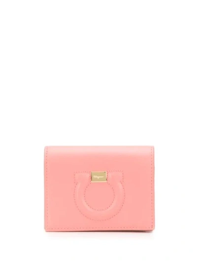 Ferragamo Portemonnaie Mit Logo In Pink