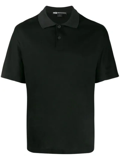 Y-3 Klassisches Poloshirt In Black
