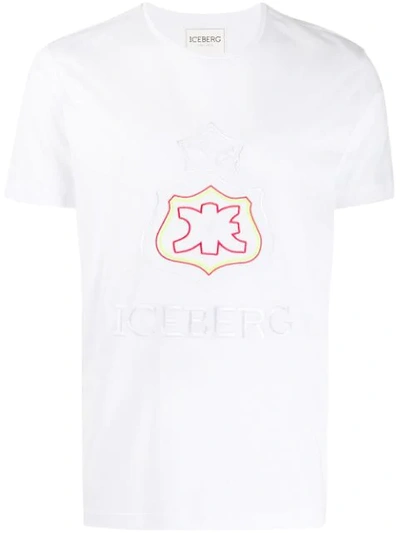 Iceberg Embroidered Logo T-shirt In White