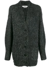 Isabel Marant Étoile Chunky Knit Cardigan In Grey