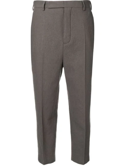 Rick Owens Tailored Trousers In Grey