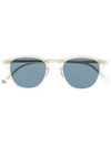 Garrett Leight Hampton Sunglasses In Neutrals