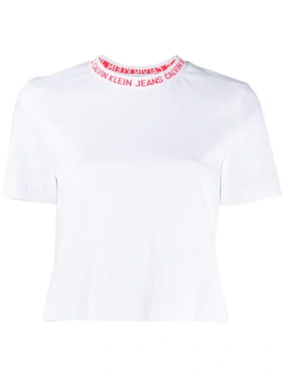 Calvin Klein Jeans Est.1978 Logo T-shirt In White