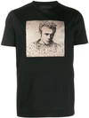 Limitato James Dean Art Print T-shirt In Black