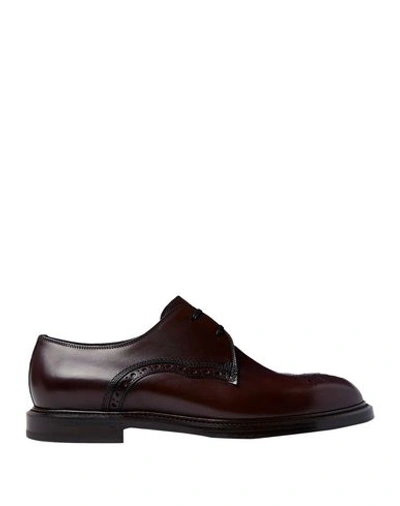 Dolce & Gabbana Lace-up Shoes In Brown