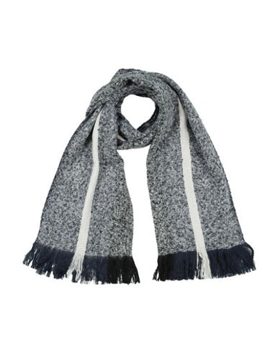 Manila Grace Scarves In Dark Blue