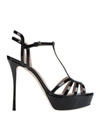 Sergio Rossi Sandals In Black