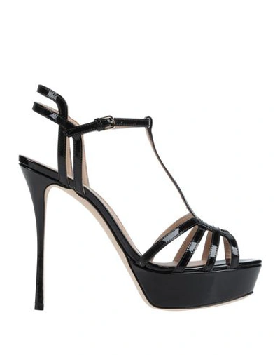 Sergio Rossi Sandals In Black