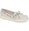 Sperry Oasis Boat Shoe In Ivory Canvas