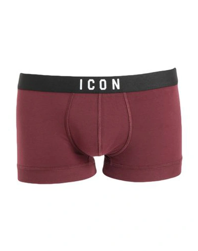 Dsquared2 Boxer In Maroon