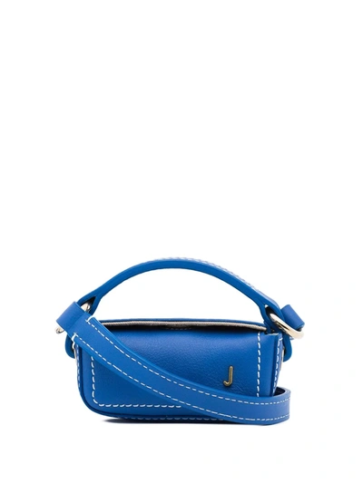 Jacquemus Nani Leather Cross-body Bag In Blue